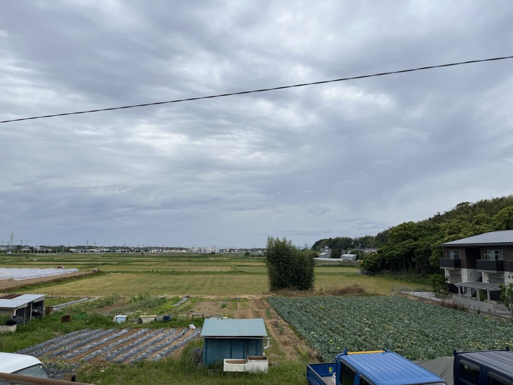 渥美線の車窓