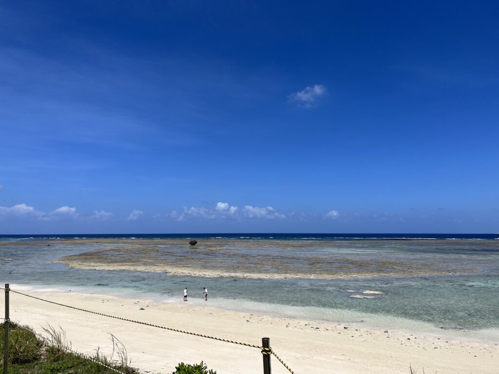 ふる里海浜公園のビーチ